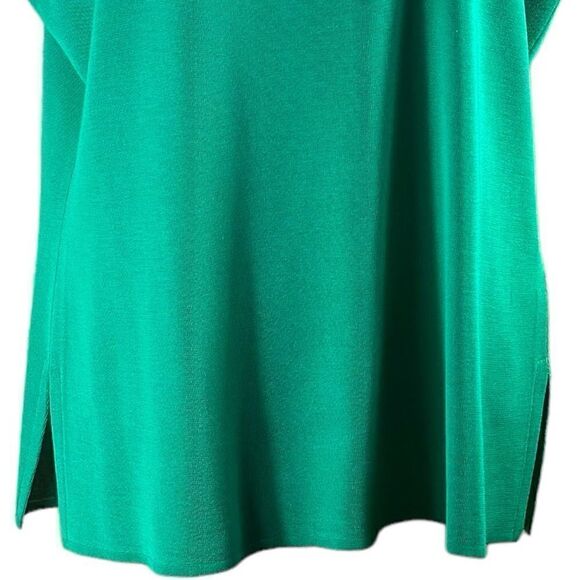 Misook Scoop Neck Sleeveless Green Top Size 0X - Picture 10 of 11